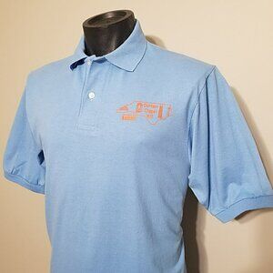 Vintage Durham Chapel Hill Jcc Maccabi Games Shirt Mens M Jerzees Polo